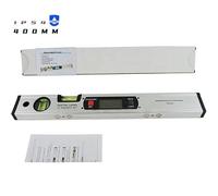 Digital Spirit Level 400mm Length, 360 Angle Finder Inclinometer with 4 Magnets & Backlit LCD