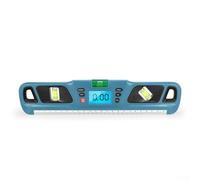 Digital Spirit-Level Inclinometer Electronic Horizontal Scale Ruler with Strong Magnetic Base Auto Backlight LCD Display for Woodwork Automotive Construction ABS(Cyan)