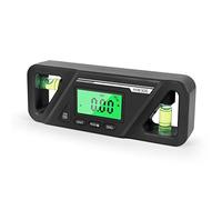 Digital Spirit Level Protractor - 4 * 90°/ 2 * 180° Angle Finder Ruler with Backlit LCD, 2 Measuring Modes, Inclinometer Measuring Tools