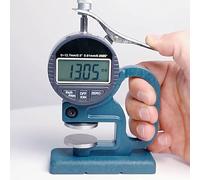 Digital Sponge Thickness Gauge, 0-12.7mm Sponge Foam Thickness Tester, Probe Diameter 30 MM, 0.01mm Resolution, Desktop Big Measuring Head Measurement Tool, for Sponge, Paper, Detection Mechanism