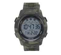 Digital Sports Watch, Camouflage Water Proof LED Screen Sport Wrist Watch for Men (Green)