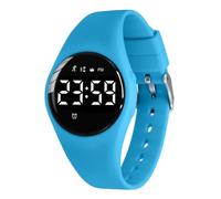 Digital Sports Watch, Fitness Tracker with Pedometer Step Counter Vibrate Alarm Calorie Distance Stopwatch Exercise Waterproof Rechargeable Walking Outdoor Silicone Wrist Watches for Boys Kids