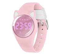 Digital Sports Watch, Fitness Tracker with Pedometer Step Counter Vibrate Alarm Calorie Distance Stopwatch Exercise Waterproof Rechargeable Walking Outdoor Silicone Wrist Watches for Boys Kids