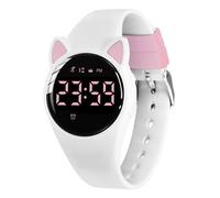 Digital Sports Watch, Fitness Tracker with Pedometer Step Counter Vibrate Alarm Calorie Distance Stopwatch Exercise Waterproof Rechargeable Walking Outdoor Silicone Wrist Watches for Boys Kids