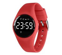 Digital Sports Watch, Fitness Tracker with Pedometer Step Counter Vibrate Alarm Calorie Distance Stopwatch Exercise Waterproof Rechargeable Walking Outdoor Silicone Wrist Watches for Boys Kids