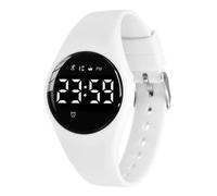 Digital Sports Watch, Fitness Tracker with Pedometer Step Counter Vibrate Alarm Calorie Distance Stopwatch Exercise Waterproof Rechargeable Walking Outdoor Silicone Wrist Watches for Boys Kids