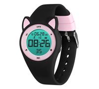 Digital Sports Watch, Fitness Tracker with Pedometer Step Counter Vibrate Alarm Calorie Distance Stopwatch Exercise Waterproof Rechargeable Walking Outdoor Silicone Wrist Watches for Boys Kids