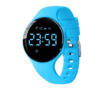 Digital Sports Watch, Fitness Tracker with Pedometer Step Counter Vibrate Alarm Calorie Distance Stopwatch Exercise Waterproof Rechargeable Walking Outdoor Silicone Wrist Watches for Boys Kids