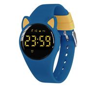 Digital Sports Watch, Fitness Tracker with Pedometer Step Counter Vibrate Alarm Calorie Distance Stopwatch Exercise Waterproof Rechargeable Walking Outdoor Silicone Wrist Watches for Boys Kids