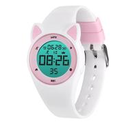 Digital Sports Watch, Fitness Tracker with Pedometer Step Counter Vibrate Alarm Calorie Distance Stopwatch Exercise Waterproof Rechargeable Walking Outdoor Silicone Wrist Watches for Boys Kids