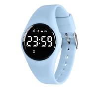 Digital Sports Watch, Fitness Tracker with Pedometer Step Counter Vibrate Alarm Calorie Distance Stopwatch Exercise Waterproof Rechargeable Walking Outdoor Silicone Wrist Watches for Boys Kids