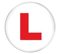 DIGITAL SPOT Unisex 6 Inches Large Jumbo L Plate Badge Adults Decoration Party Supplies Accessory