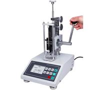 Digital Spring Tester Tension & Compression Force Gauge, 50N/5KG Precision LCD Display, Multi-Unit N/Kg/Lb, Peak & Auto-Peak for Mechanical Lab Testing