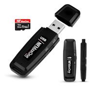 Digital Spy Voice Recorder with MicroSD of 32 GB included | Mini Audio Recorder Ideal for Meetings, Interviews, Classes | Portable USB Spy Recorder with up to 500 Hours ST Recording