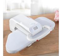 Digital Steam Press 1200W, Electric Ironing Machine with Stand, 5 Fabric Settings, Fast Ironing, Ideal for Home and Clothing Care