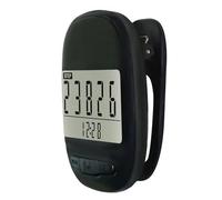 Digital Step Counter - Clip On Walking Pedometer, LCD Display Fitness Tracker, Monitor Device Durable Sports Accessory | Portable Lightweight Activity Clock for Distance Exercise Time Recording