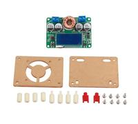 Digital Step Down Voltage Converter - Transparent Acrylic Case, Dual LCD Display for Voltage & Current, Precise Button Adjustable Output, Durable 100000 Presses, DC Power Module