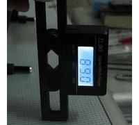 Digital Step Indicator TL90 with LCD Display, Spiral Gyroscope Level Meter for RC Helicopter 250-800mm, Auto Reverse Screen, Black