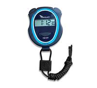 Digital Stopwatch - No Bells, No Whistles, Simple Basic Operation, Silent, Clear Display, ON/Off, Child Friendly, AAA Batteries (Included), Black