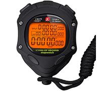 Digital Stopwatch Timer with Back Light Stop Watch 0.001second Timing|100 Lap Memory,Large dispaly Alarm Clock for Coach Sports Swimming Running Marathon Competition(100LAP(Back Light))
