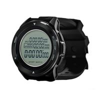 Digital Stopwatch with Backlight for Football Referees, Multi Channel Memory Storage, Positive Timing, Lightweight Silicone Band, Wear Resistant Metal Ring