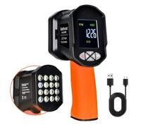 Digital Stroboscope Tachometer, High-Precision Non-Contact RPM Meter (60~100,000 RPM), LED Strobe Light with Phase Adjustment, 0.001% Accuracy for Motors, Fans, Generators & Power Tools