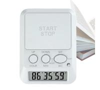 Digital Study Timer, LED Countdown Clock Reminder, Timer with Adjustable Alarm Settings, Portable Time Management Device, Visual Display Tool, Productivity Gadget for Desk Gym