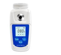 Digital Sugar Content Meter with 0-32% and 0-55% Range, Automatic Compensation for Accurate Food and Beverage Testing, Portable ABS Device with Blue and(0-32%)