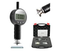 Digital Surfaces Rugosimeter, Shot Blasting and Sand Blasting Roughness Tester with 0-6.5/8/10mm Range, Metric/Inch Changeable, Portable Anchor Pattern Tester for Printing Grinding(0-8mm/0-0.315inch)