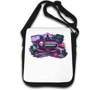 Digital System Hacking Failure Alert Shoulder Bag White
