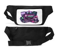Digital System Hacking Failure Alert Unisex Waist Bag Black