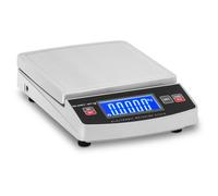 Digital Table Scale 5,000 g / 1 g 14.8 x 15.2 cm LCD - Table Scales by Steinberg Systems Grey