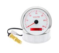 Digital Tachometer 85mm Car Boat Tachometer With Tacho Sensor | 85mm Car Boat Tachometer With Tacho Sensor M16/M18 Signal Adapter 3000rpm Speed Guage Motorcycle RPM Meter Tach