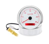 Digital Tachometer 85mm Car Boat Tachometer With Tacho Sensor | 85mm Car Boat Tachometer With Tacho Sensor M16/M18 Signal Adapter 3000rpm Speed Guage Motorcycle RPM Meter Tach