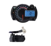 Digital Tachometer For RX2N Digital Odometer Speedometer Instrument Universal For Motorcycle 299KM/H 7Colors Speed Gauge Meter Sensor Set