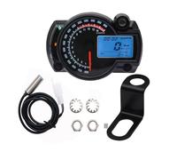 Digital Tachometer For RX2N Digital Odometer Speedometer Instrument Universal For Motorcycle 299KM/H 7Colors Speed Gauge Meter Sensor Set