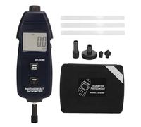 Digital Tachometer Handheld White Backlit Auto Data Save Non Tachometer RPM Meter with Advanced Technology for Industrial Mechanics Engineers ABS Plastic