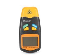 Digital Tachometer, Kethvoz Non Contact Digital Laser Photo Tachometer, RPM Tester Measuring Range 2.5RPM~99999 RPM for Cars Motors Wheels Fans with Reflective Tape
