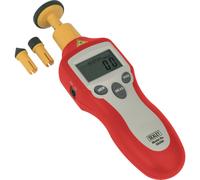 Digital Tachometer Laser Instrument - Rotational Speed Measuring Tool - Battery