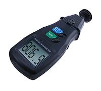 Digital Tachometer, Non Contact Laser Photo S`ensor with 99999 RPM range, RPM Gauge 2-in-1 Contact Tachometer Speed Meter High Accuracy