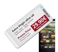 Digital Tag - 2.5 Inch Smart Control Unit, 2.4G Waterproof Electronic Shelf Label, Wireless Barcode Image Display, Magnetic Holder, Accessory