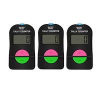 Digital Tally Counter, Electronic Vocal Counter Manual Clicker, Mini Lanyard Number Click Counting Tool with Add and Subtract Model, Universal Accessories for Golf Gym Football Running, Pack of 3