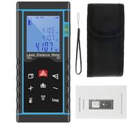 Digital Tape Measure 50M/164Ft Digital Distance Measure with 2 Spirit Level Bubbles, Accuracy and 2 inch LCD Backlight, IP54 Measure Tool for Area/Volume/Scale/Distance/Continuous Measurement