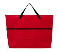 Digital Tec Red Padded Fleece Lined Portable TV Case with Webbed Carry Handles for Large Laptop & Portable TV In Case, for Camping & Caravan, for 22 inch TVs