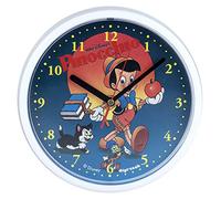 Digital Tech Wall Clock, Plastic, Plastic, Weiß Pinocchio, 21 x 4 x 21 cm