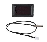 Digital Temperature Controller, 12V DC Microcomputer Thermostat with Sensor -58F to 230F Range for Incubator Reptile Tank Equipment Case Cooling Heating System
