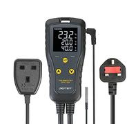 Digital Temperature Controller Simple Stage Thermostat Outlet Heating & Cooling Mode for Chest Freezer Refrigerator Homebrew Fermenter Greenhouse 10A