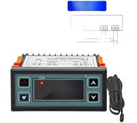 Digital Temperature Controller STC-200, Cooling Heating Thermostat -40°C To 70°C Range 10A Relay Fault Alarm System 2M Sensor