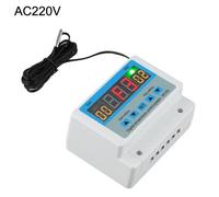 Digital Temperature Controller Thermostat for HVAC and Industrial Use, 30A High-Power Switch with -50°C to 110°C Range, Compatible with AC 220V / DC 12V / DC 24V AC220V 5000W