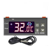 Digital Temperature Controller with Dual Heating Cooling Function,-50 to 99°C Range,0.1°C Precision,Output Delay Protection for Aquarium Incubator Home Brewing Lab